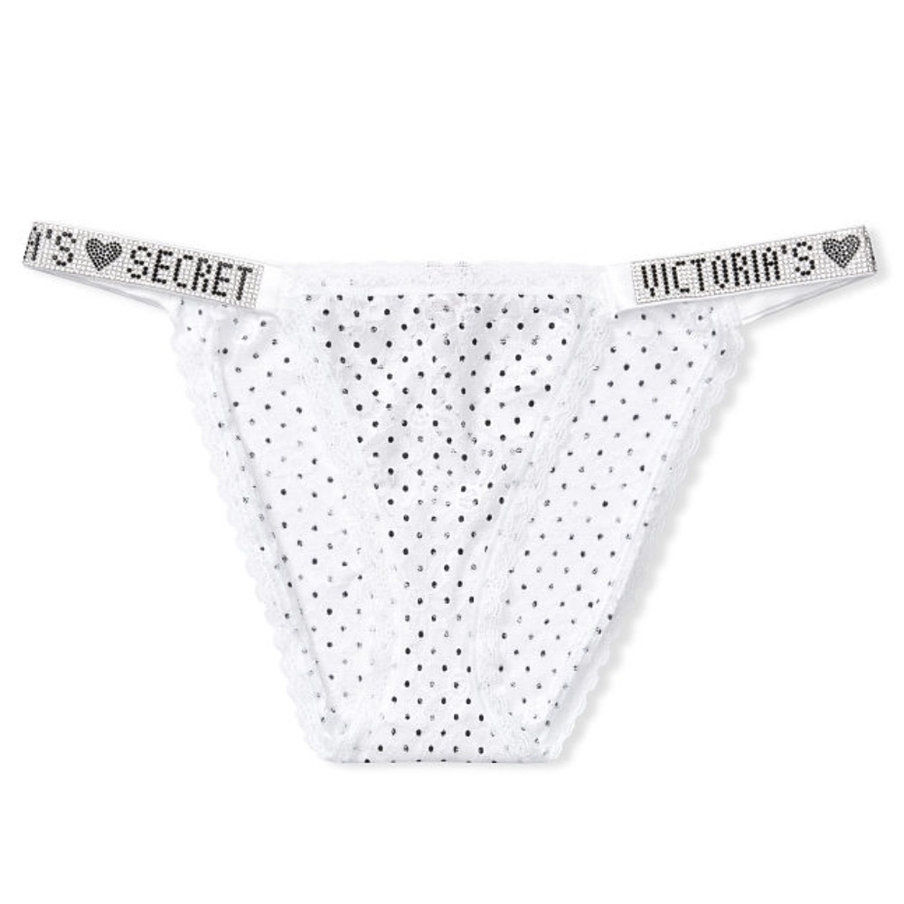 Victoria's Secret The Lacie Shine Strap Bikini Panty | X-Large